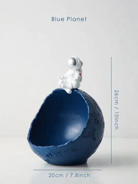 Figuras creativas organizadoras de almacenamiento de astronautas