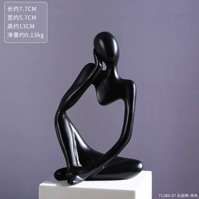 Estatuas de resina flotante taza de café arte escultura cocina hogar