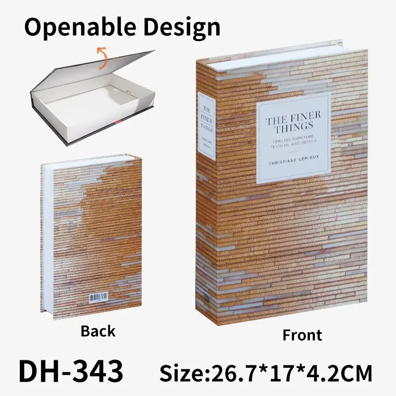 Fashion Art Openable Fake Books for Decoration