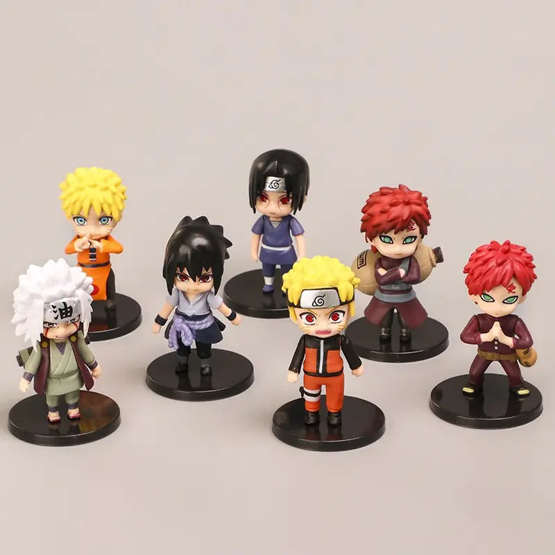12 unids/set Naruto Anime Shippuden figuras de PVC de juguete