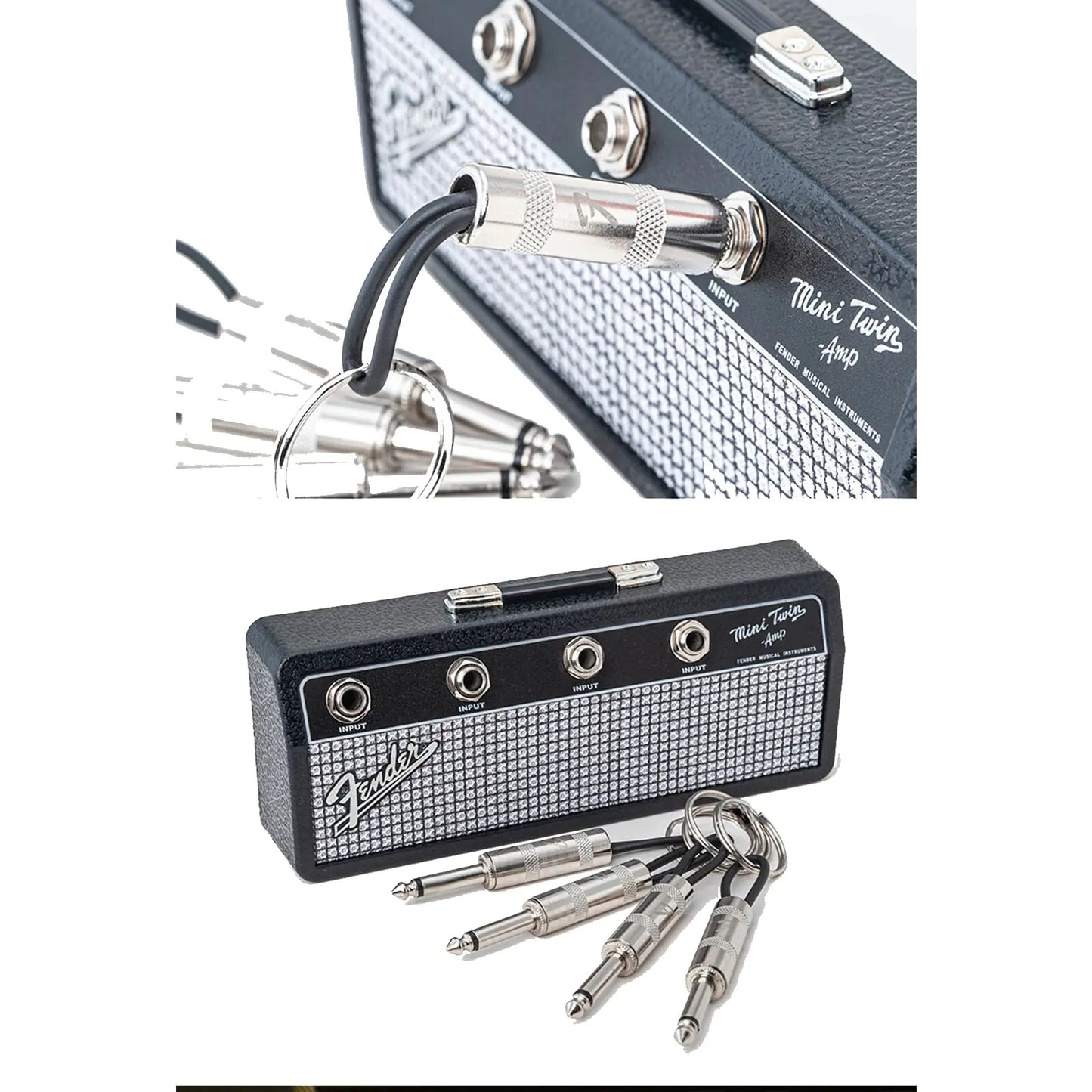 Ganchos de almacenamiento para llavero de guitarrista
