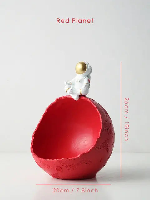 Figuras creativas organizadoras de almacenamiento de astronautas