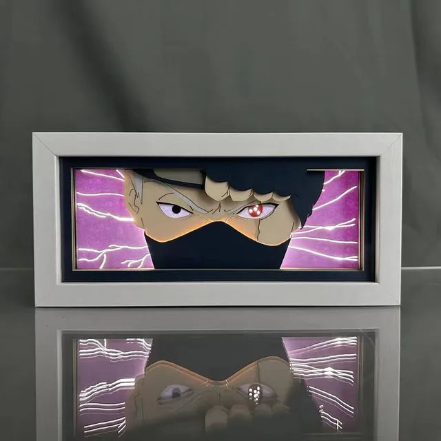 Lámpara de talla de papel Naruto