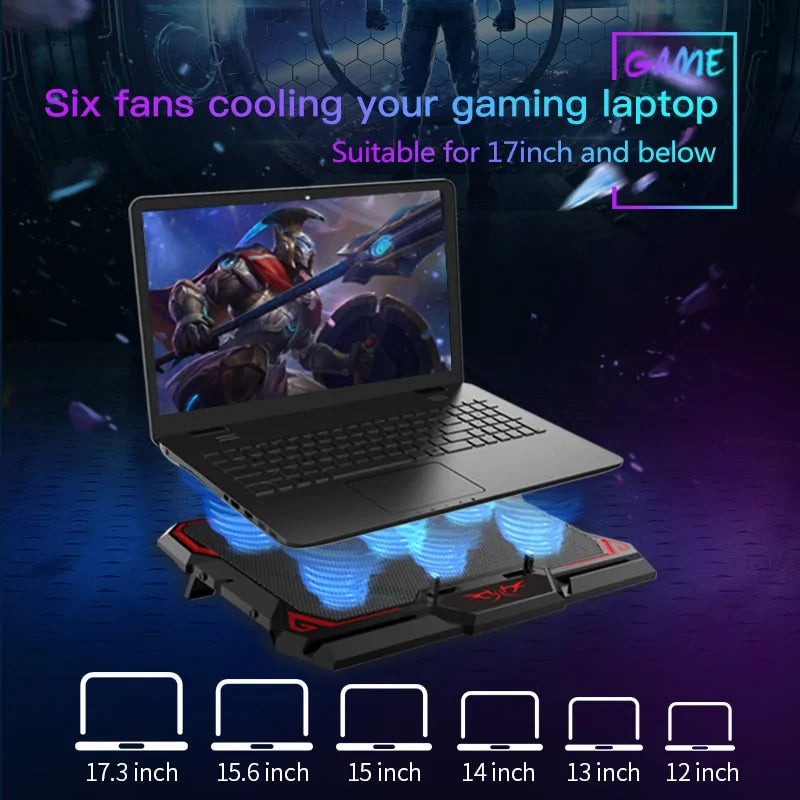 Enfriador de computadora portátil para juegos de 17 pulgadas