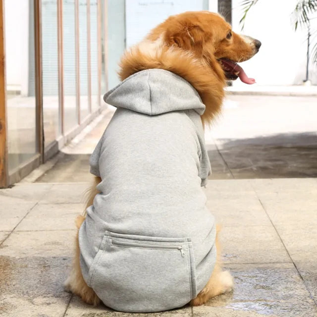 Sudaderas con capucha cálidas para perros medianos y grandes