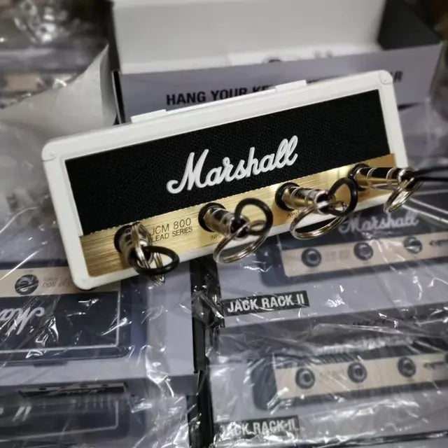 Ganchos de almacenamiento para llavero de guitarrista