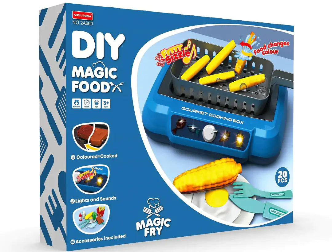 Caja de cocina gourmet para juegos de simulación para niños