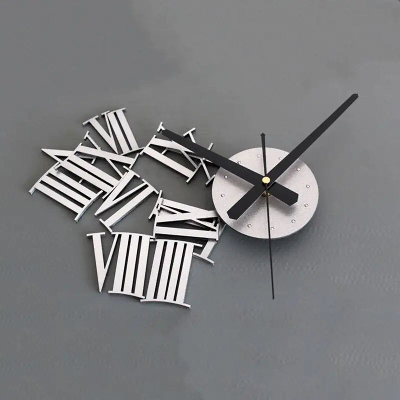 Reloj de pared romano de bricolaje