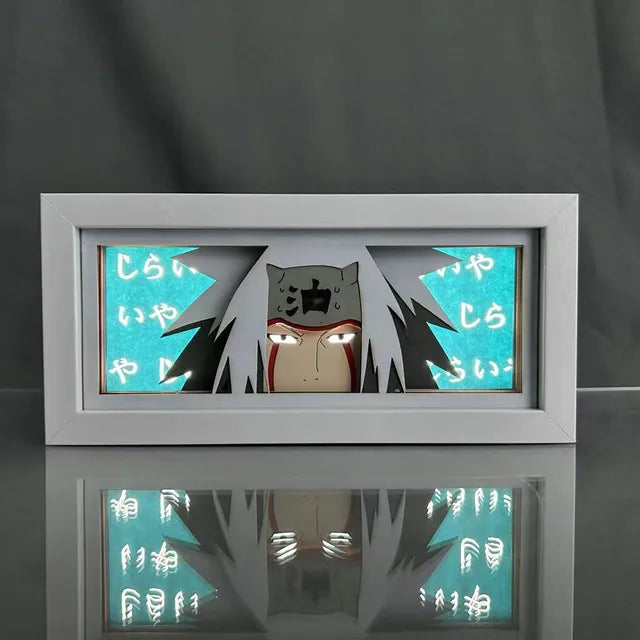 Lámpara de talla de papel Naruto