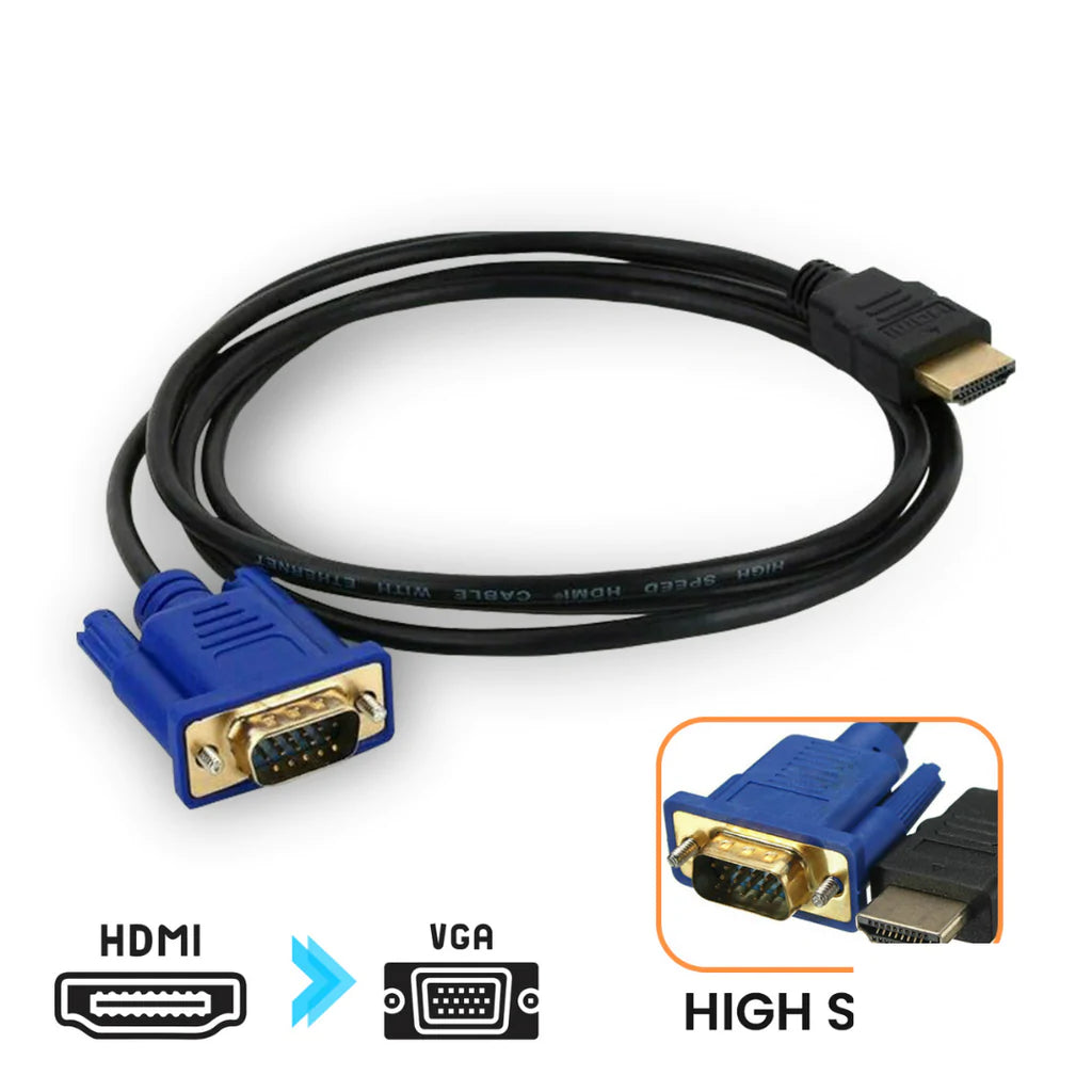 Cable HDMI macho a VGA macho