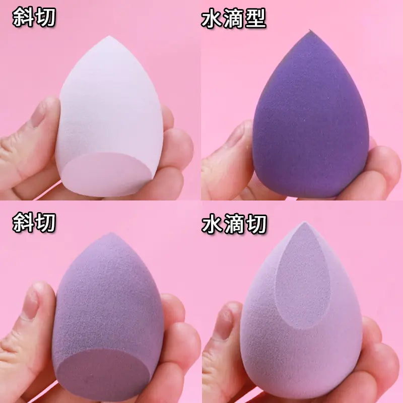 4 esponjas de maquillaje.
