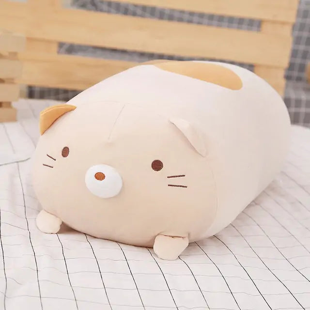Almohada de animales de dibujos animados de felpa suave