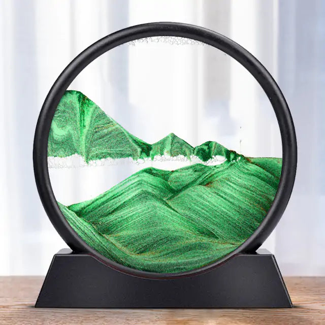 Lámpara de reloj de arena 3D
