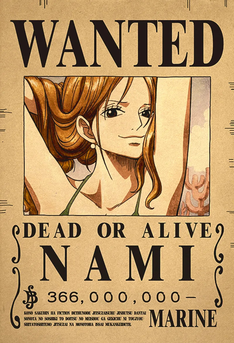 Anime Luffy Gear 5 One Pieces Se busca recompensa Pósters