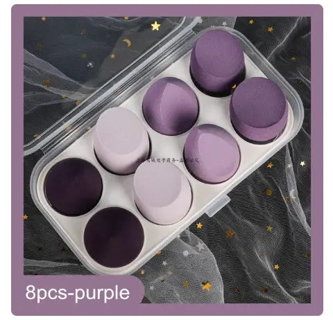 Juego de esponjas de maquillaje de 8 piezas