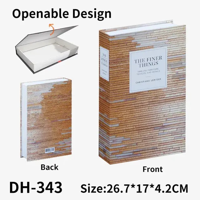 Fashion Art Openable Fake Books for Decoration