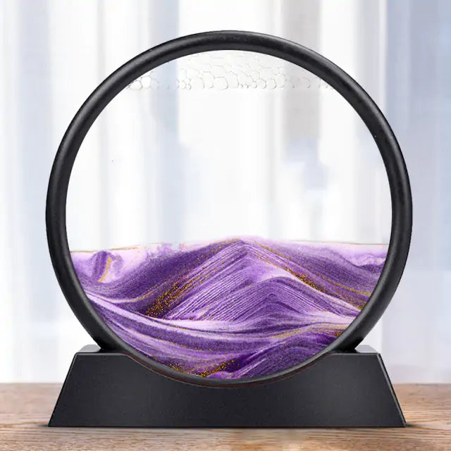 Lámpara de reloj de arena 3D