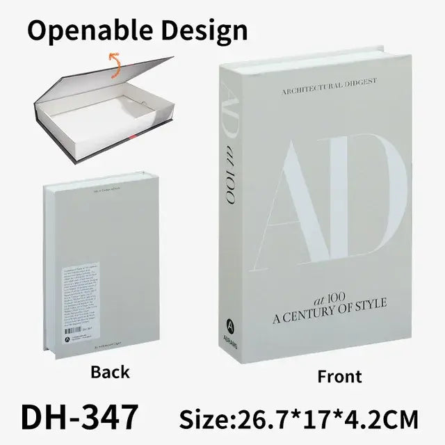 Fashion Art Openable Fake Books for Decoration