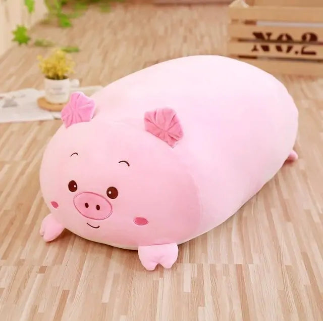 Almohada de animales de dibujos animados de felpa suave