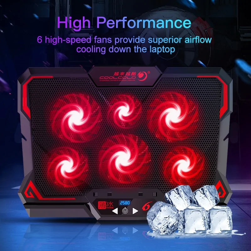 Enfriador de computadora portátil para juegos de 17 pulgadas