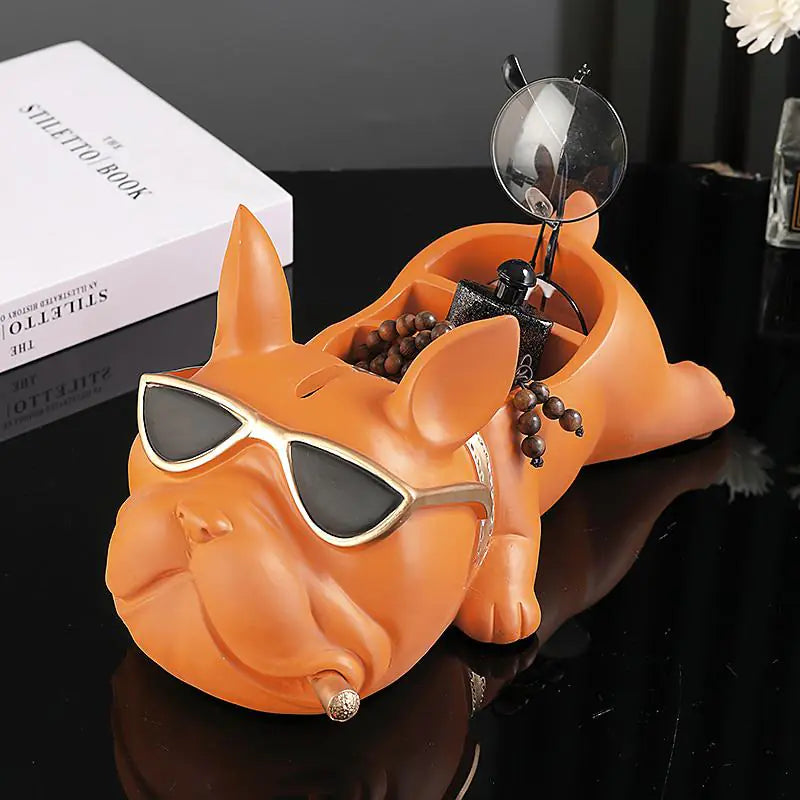 Bulldog Dog Object Holder 10