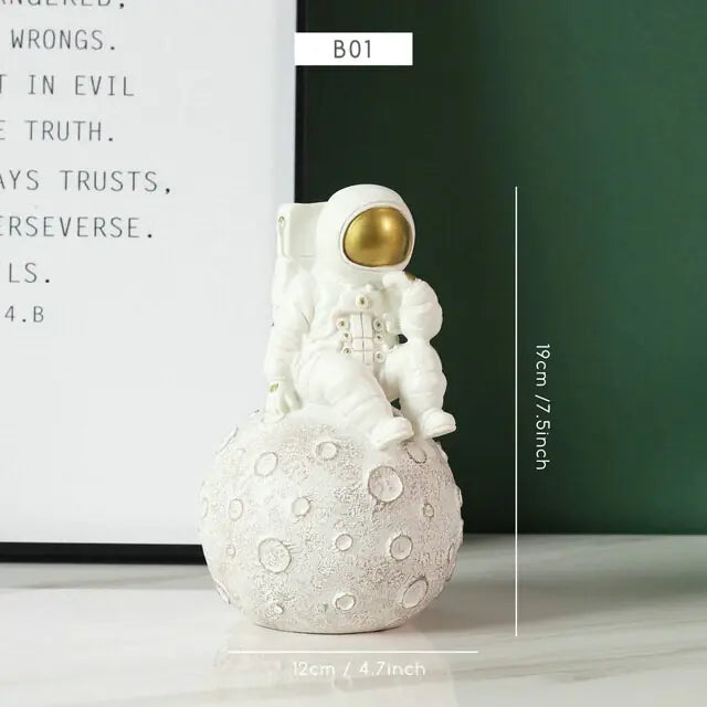 Figuras creativas organizadoras de almacenamiento de astronautas