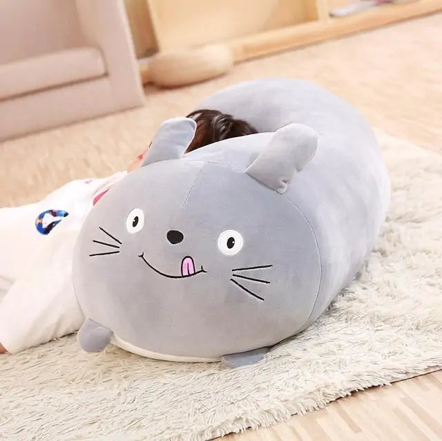 Almohada de animales de dibujos animados de felpa suave