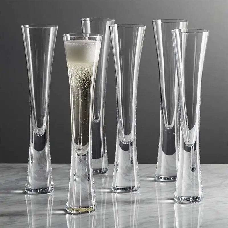 Copas de champán sin tallo