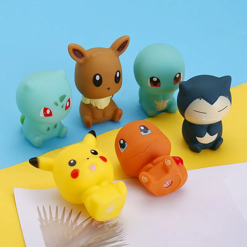 Juego de juguetes de baño de anime Pokémon