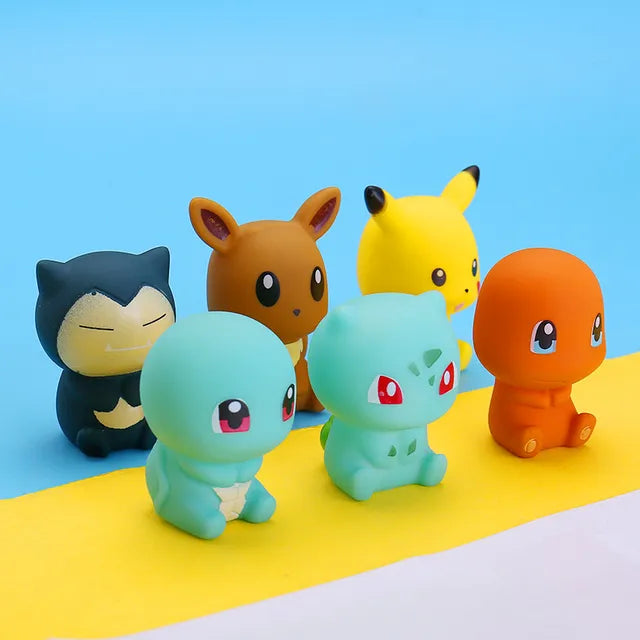 Juego de juguetes de baño de anime Pokémon