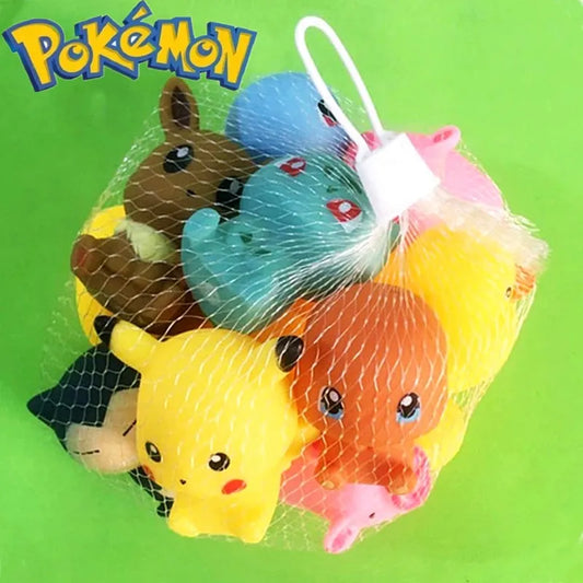 Juego de juguetes de baño de anime Pokémon