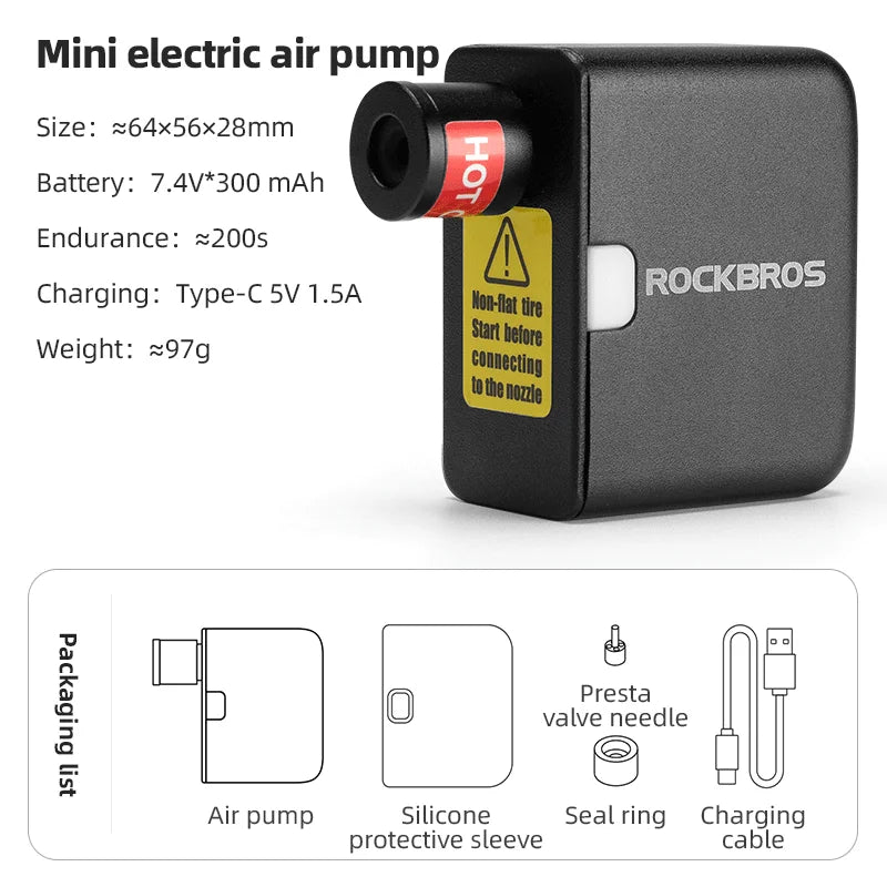Mini Electric Air Pump Portable