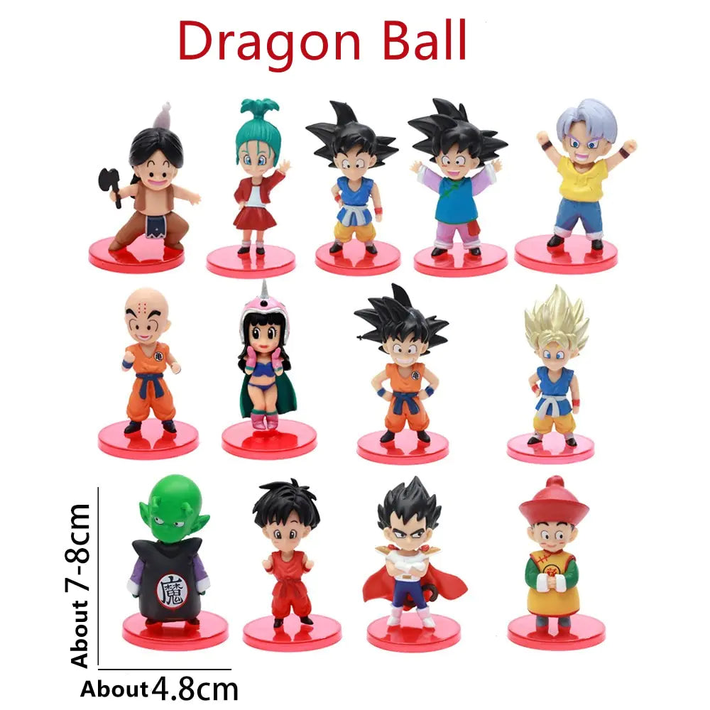 Figura de anime Dragon Ball Figura DBZ Colección de estatuas de PVC