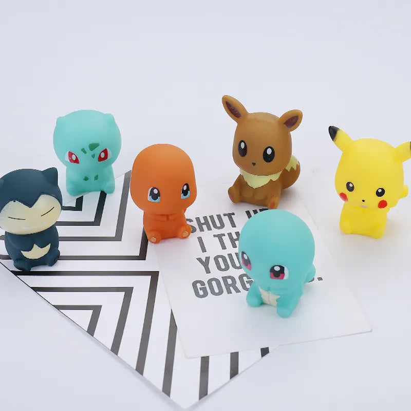 Juego de juguetes de baño de anime Pokémon