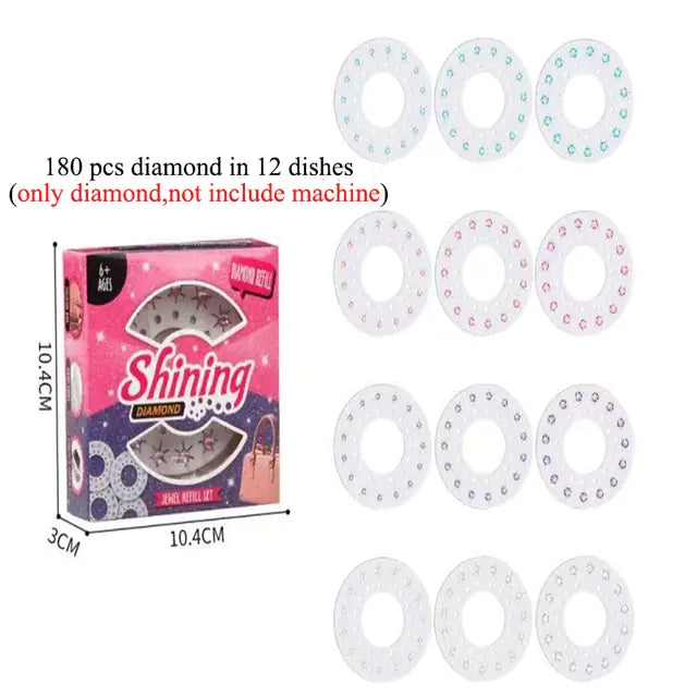 Shining Diamond Hair Stapler Machine